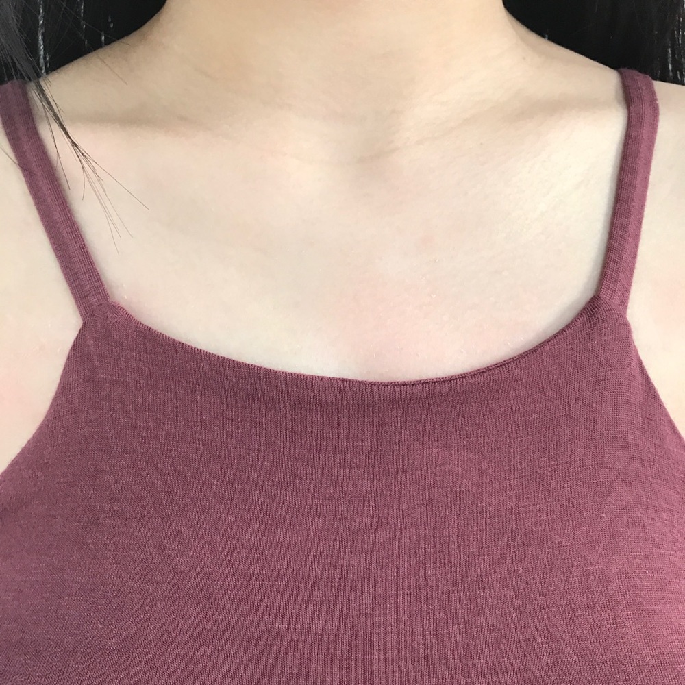 Millie Maroon Knot-Front Bodycon Mini Dress - Picture 3 of 5